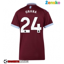 Ženske Nogometnih dresov Aston Villa Amadou Onana #24 Domači 2026-27 Kratki rokavi